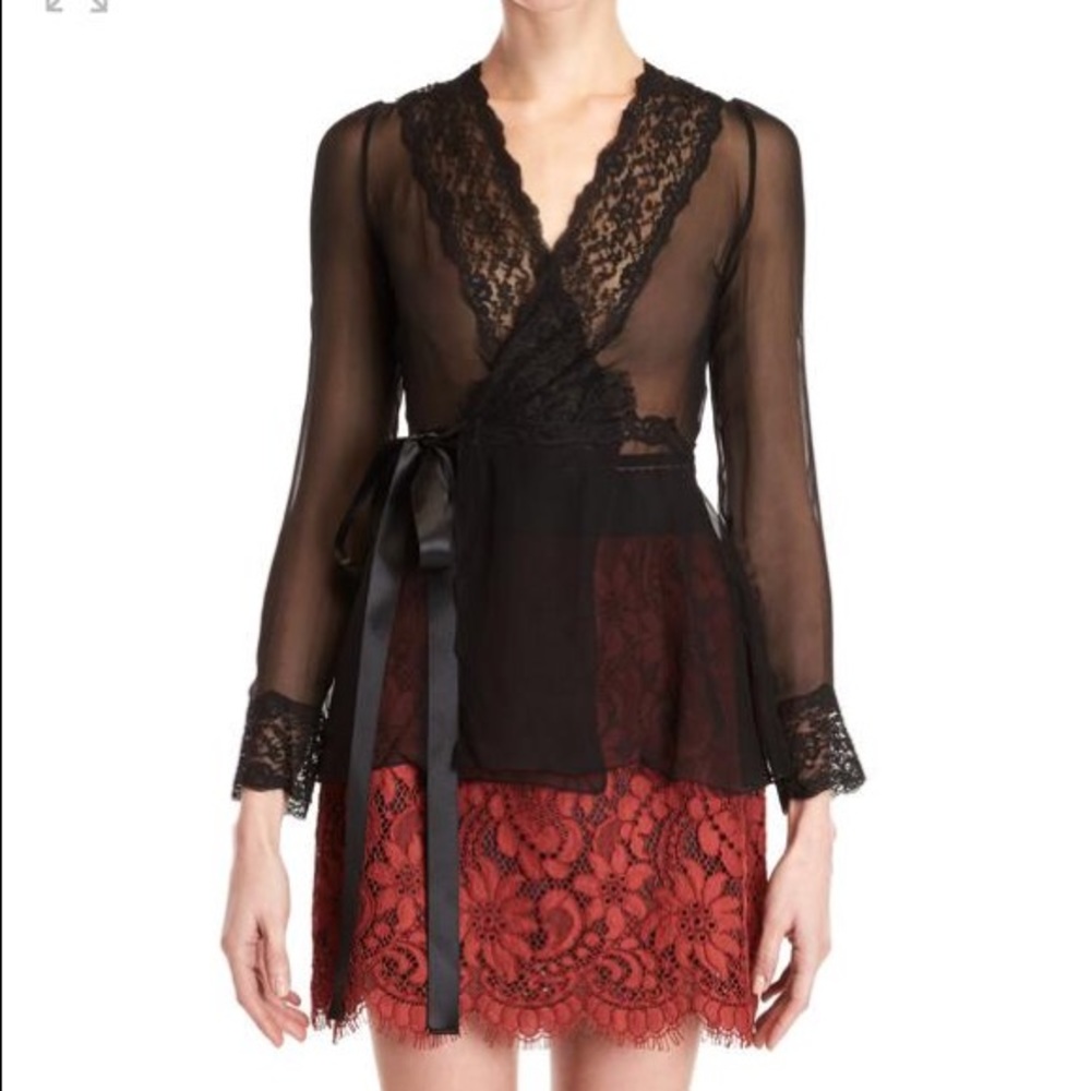Sexy black blouse Dolce-Gabbana